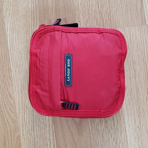 Lands' End Compact Foldable Nylon Tote Bag - Picture 7 of 7